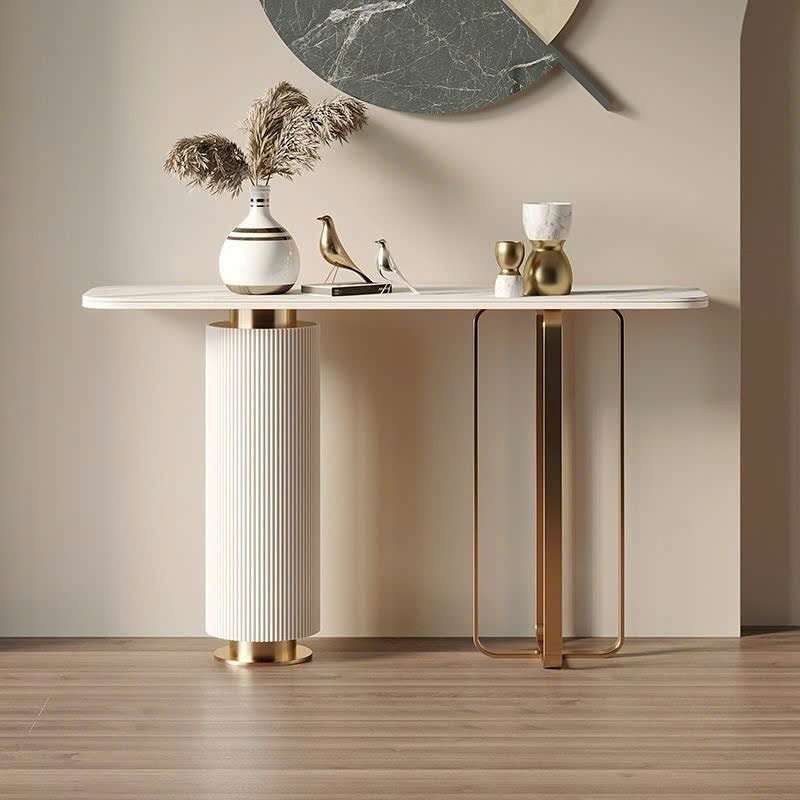Khung chân kệ console inox mạ PVD - ảnh 6